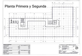 Plano de las Plantas Primera y Segunda